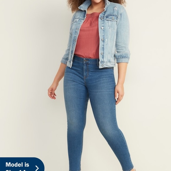 Mid-Rise Medium-Wash Super Skinny Ankle Jeans - Picture 3 of 3